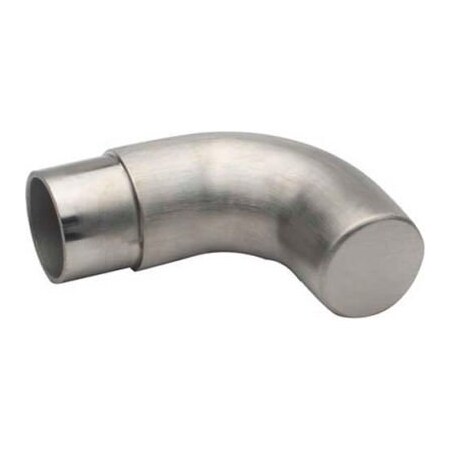 Lavi Industries Lavi Industries, Radius Wall Return, for 2" Tubing, Satin Stainless Steel 44-608/2
